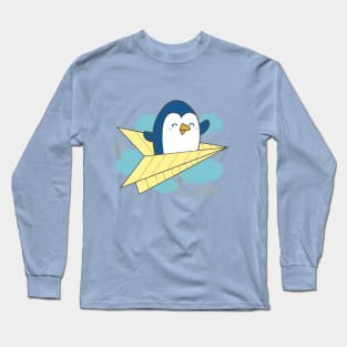 Fly high penguin! Long Sleeve T-Shirt